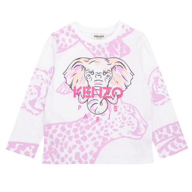 Playera KENZO rosa para niñas y adolescentes